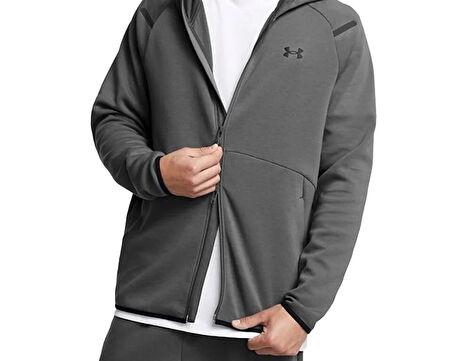 Under Armour Ua Unstoppable Flc Erkek Günlük Ceket 1389352-025 Gri