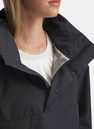 Under Armour 1388822-016-UA Cloudstrike Anorak Gri Dik Yaka Normal Düz Kadın Yağmurluk