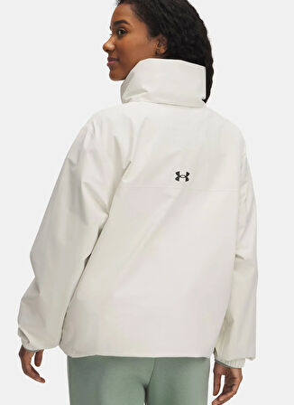 Under Armour 1388822-279-UA Cloudstrike Anorak Taş Dik Yaka Normal Düz Kadın Yağmurluk
