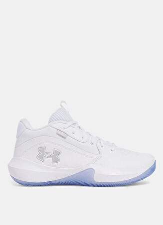 Under Armour 3028512-103 UA Lockdown 7 Beyaz Erkek Basketbol Ayakkabısı