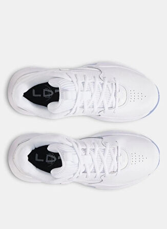 Under Armour 3028512-103 UA Lockdown 7 Beyaz Erkek Basketbol Ayakkabısı