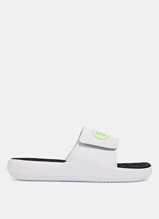6000337-100 UA Ignite Pro 8 SL Beyaz Erkek Terlik