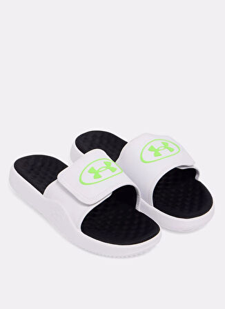 6000337-100 UA Ignite Pro 8 SL Beyaz Erkek Terlik
