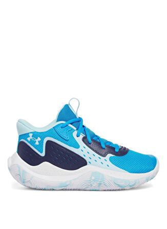 Under Armour Mavi Erkek Çocuk Basketbol Ayakkabısı 3026635-428-UA GS JET '23
