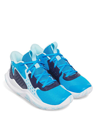 Under Armour Mavi Erkek Çocuk Basketbol Ayakkabısı 3026635-428-UA GS JET '23
