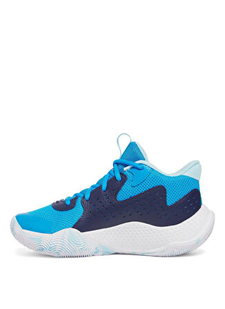 Under Armour Mavi Erkek Çocuk Basketbol Ayakkabısı 3026635-428-UA GS JET '23