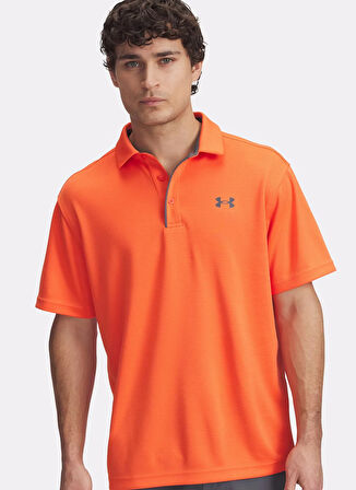 1290140-847 Tech Polo Kırmızı Loose Fit Erkek Polo T-Shirt
