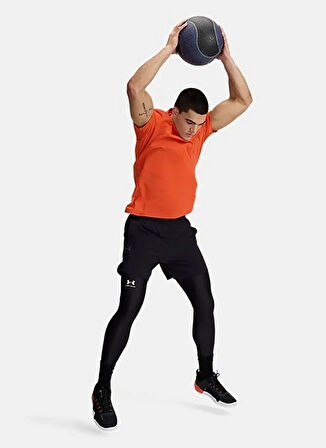 1376781-847 UA Vanish Elite Seamles Kırmızı Yuvarlak Yaka Fitted Erkek T-Shirt