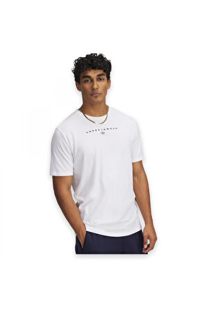 Under Armour 6000211 Ua M Stacked Logo Ss Beyaz Erkek T-Shirt