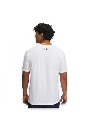 Under Armour 6000211 Ua M Stacked Logo Ss Beyaz Erkek T-Shirt