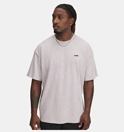 Under Armour Heavyweight Oversized Logo Wash Erkek T-shirt 1389147-009