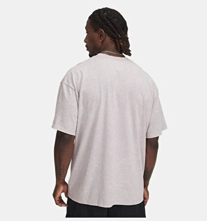 Under Armour Heavyweight Oversized Logo Wash Erkek T-shirt 1389147-009