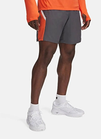 1385978-028 UA Tech Utility Shorts Gri Loose Fit Erkek Şort