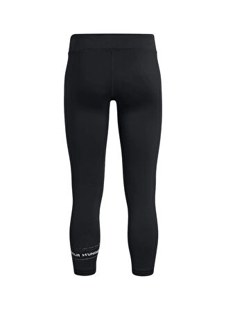 Under Armour Siyah Kız Çocuk Tayt 1390084-001-G Motion Branded Ankle