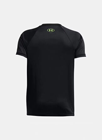 Under Armour Baskılı Siyah Kız Çocuk T-Shirt 1389974-001-UA B TECH GAME DAY SS