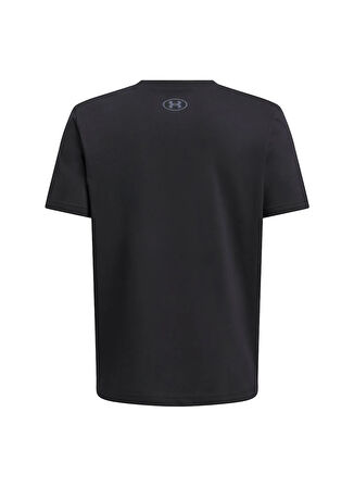 Under Armour Baskılı Siyah Erkek Çocuk T-Shirt UA B SPLIT BIG LOGO SS-1390003-001