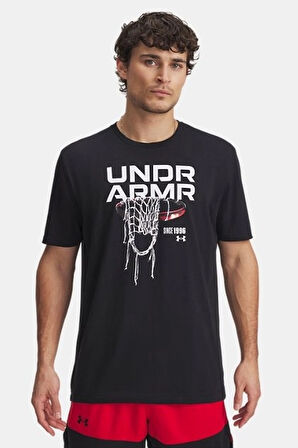 Under Armour Ua M 60/40S Hoops Net Erkek Tişört 1390188-001