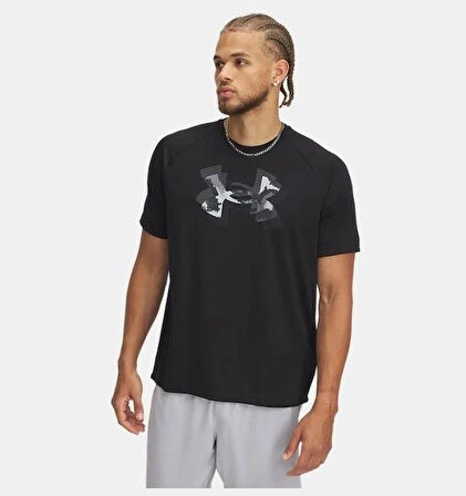 Under Armour Ua M Tech Prınt Fıll Ss Erkek Tişört 1390208