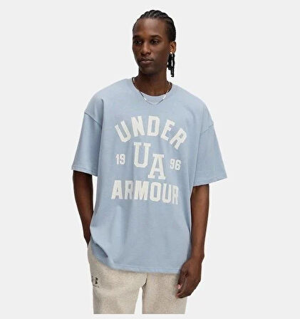 Under Armour Ua M Hw Varsıty Os Ss Erkek Tişört 1390179