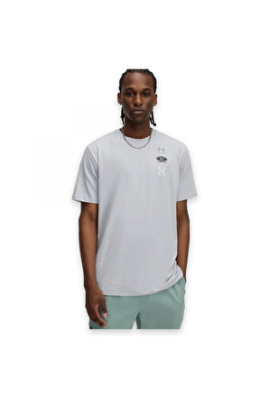 Under Armour 1390165 Ua M 60/40S Evol Logo Ss Gri Erkek T-Shirt