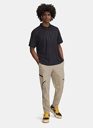 1390110-001 M's 96 Terrace Jsy SS Polo Yaka Loose Fit Baskılı Siyah Erkek T-Shirt