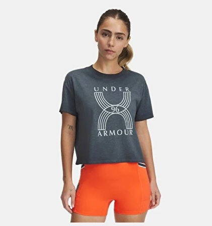 Under Armour Ua Run 96 Graphic Ss Kadın Tişört 1389568