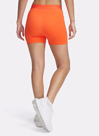 1389569-847 UA Run 96 Short Lastikli Bel Normal Kalıp Kırmızı Kadın Tayt