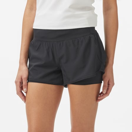 Under Armour Launch Pro 2in1 Kadın Siyah Antrenman Şortu