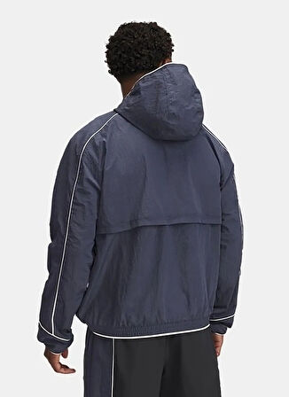 1389825-044 UA Run 96 Jacket Fitted Gri Erkek Zip Ceket