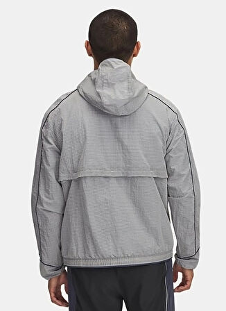 1389825-114 UA Run 96 Jacket Fitted Beyaz Erkek Zip Ceket