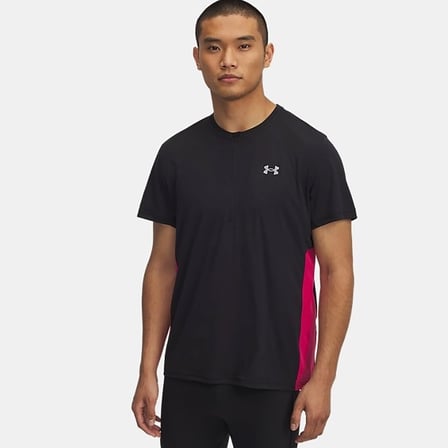 Under Armour Trail Run Erkek Siyah T-Shirt