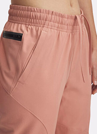 1376926-698 UA Unstoppable Jogger Lastikli Bel Loose Fit Pembe Kadın Eşofman Altı