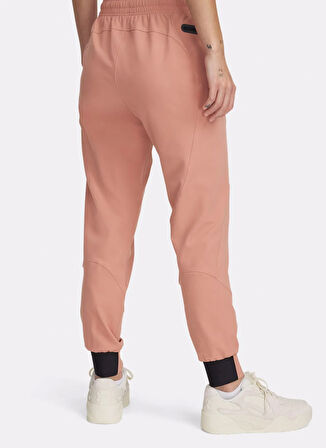 1376926-698 UA Unstoppable Jogger Lastikli Bel Loose Fit Pembe Kadın Eşofman Altı