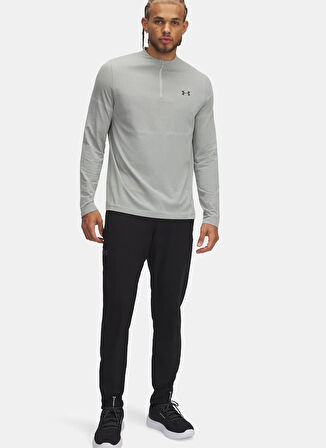 Under Armour 1390055-001-Vanish Woven Tapered Pa Siyah Lastikli Bel Normal Düz Erkek Eşofman Altı