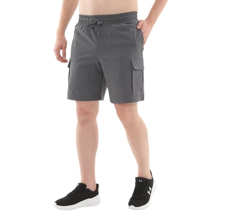 A1386560-025 Under Armour Ua Vibe Woven Cargo Short Erkek Şort Ve Kapri Antrasit