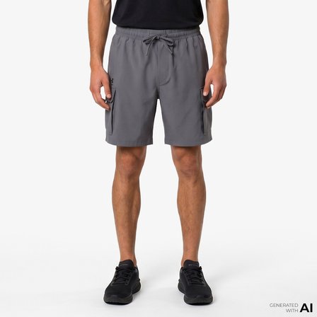 Under Armour Vibe Woven Cargo Erkek Gri Şort