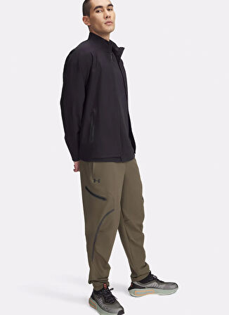 1390256-390 UA Unstoppable Cargo Pa Lastikli Bel Loose Fit Yeşil Erkek Eşofman Altı