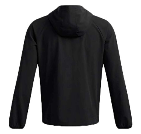 A6003001-001 Under Armour Ua Stretch Wvn Windbreakereu Erkek Yağmurluk-R&amp;uuml;zgarlık Siyah