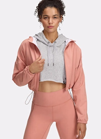 Under Armour Zip Ceket, XS, Pembe