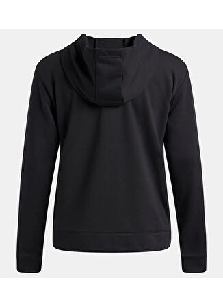 Under Armour 6005511-001-UA Rival Terry Hoodie Siyah Kapüşon Yaka Normal Düz Kadın Sweatshırt