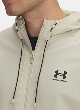 Under Armour 6003001-289-UA Vibe Woven Jacket Vizon Normal Düz Erkek Rüzgarlık