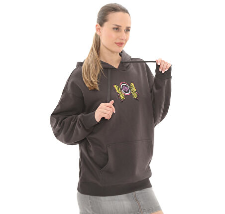 000NXVBLK1-R Vans Ethereal Os Po Kadın Sweatshirt Siyah