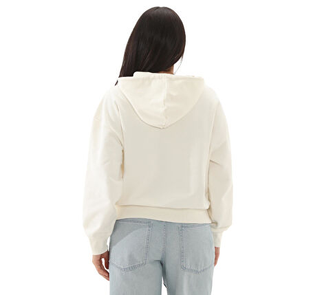 000NXTFS81-R Vans Cosmıc Ray Retro Fıt Po Kadın Sweatshirt Krem