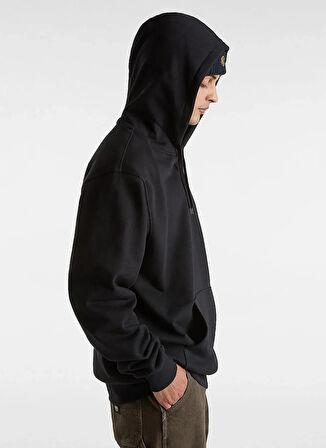 Vans VN000P52Y281-STYLE 76 II LOOSE FT C Siyah Kapüşon Yaka Normal Düz Erkek Sweatshırt