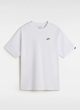Vans VN000P50YB21-STYLE 76 II LOOSE SS T Beyaz Yuvarlak Yaka Normal Düz Erkek T-Shirt