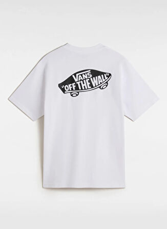 Vans VN000P50YB21-STYLE 76 II LOOSE SS T Beyaz Yuvarlak Yaka Normal Düz Erkek T-Shirt
