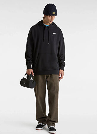 Vans VN000P52Y281-STYLE 76 II LOOSE FT C Siyah Kapüşon Yaka Normal Düz Erkek Sweatshırt