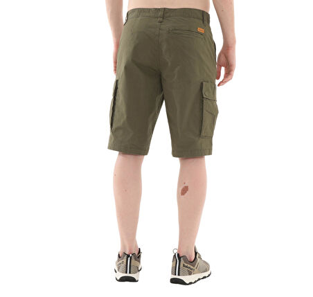 B0A5TZQA581-R Timberland Brooklıne Poplin Cargo Short Erkek Şort Ve Kapri Haki
