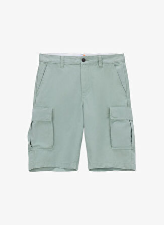 Timberland BROOKLINE Twill Cargo Short Yeşil Normal Bel Rahat Düz Erkek Kargo Şort