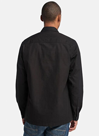 Timberland Utility Overshirt Siyah Düz Erkek Gömlek